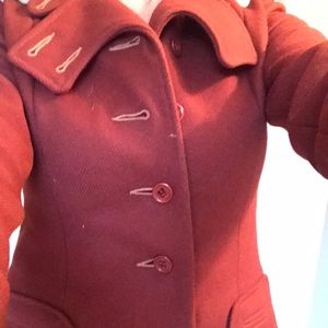 Fall wool tailored jacket